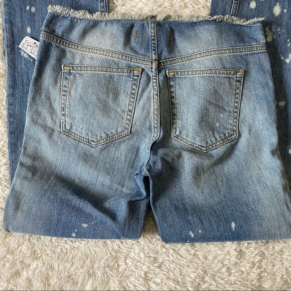 Free People NWT The Cropped Bootcut Bleached Size 25 - Picture 10 of 11